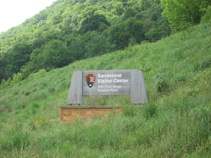 Sandstone Visitor Center Sign